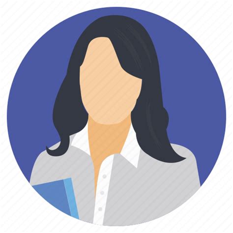 Female Office Worker Icon