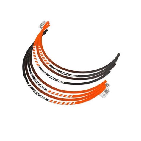 Ktm Rim Decal Set 17 Duke Black Orange Wheel Stickers Gear 4