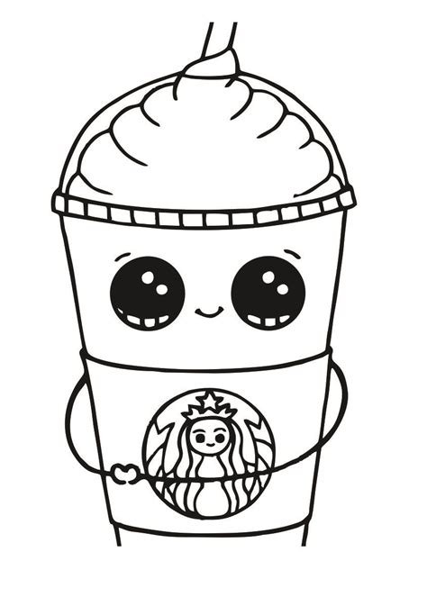 New pictures and coloring pages for children every day! Starbucks Coloring Pages to Print | Activity Shelter