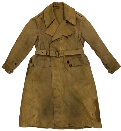 Original 1943 Dated British Army Dispatch Riders Coat Size 7