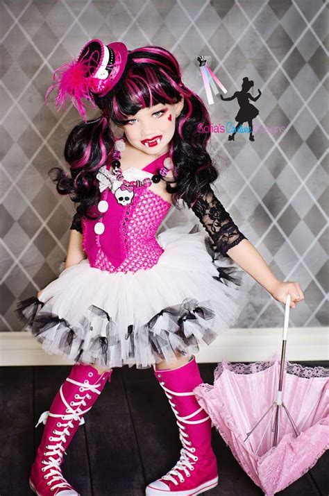 Find great deals on ebay for kids monster high costumes. Monster High inspired costume Draculaura by SofiasCoutureDesigns on Etsy https://www.etsy ...