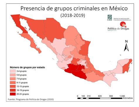 Elaboran Mapa De Los 148 Grupos Criminales Que Operan En México Imer Noticias