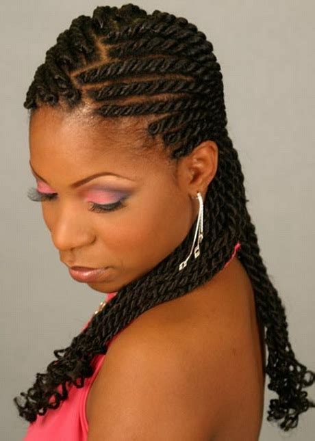 Braids can work well with black hair as well as make an attractive look. Hairstyles with braids for black people