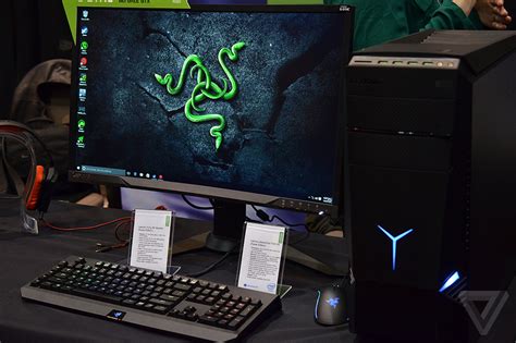 Lenovos Razer Collaboration Lights Up Its New Gaming Pc The Verge