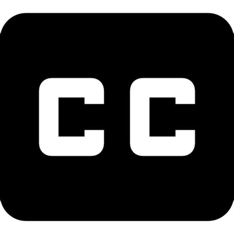 Free Icon Closed Caption Logo