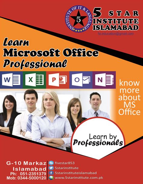 advance ms office professional course admissions are open morning and evening both time