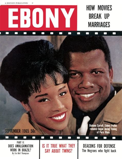 A Look Back At Some Of Ebony And Jets Most Iconic Sidney Poitier Covers In 2023 Diahann