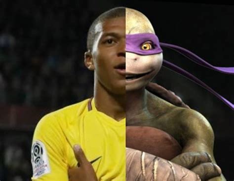 Kylian mbappe is said to apparently resemble the cartoon character donatello. Thiago Silva Pranks Mbappe With 'Dior' Gift | www ...