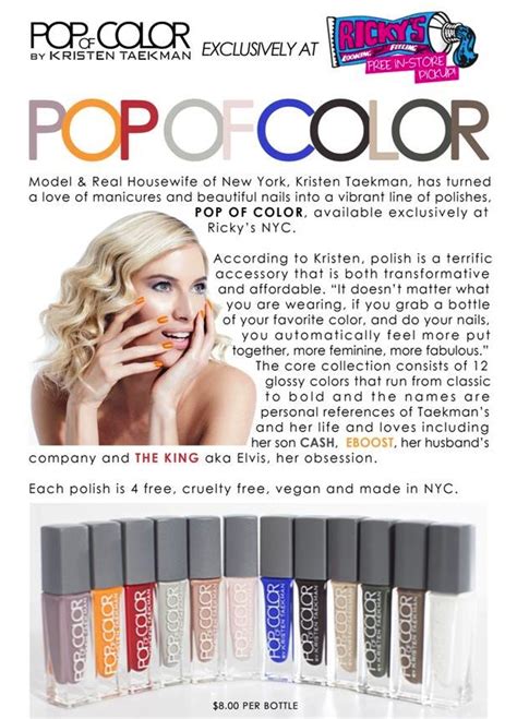 Looking for a good deal on nail polish style? Pop of Color Nail Polish Collection (Kristen Taekman x ...