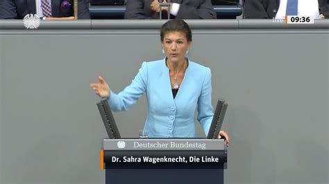 And yet die linke has struggled to agree on a coherent position on refugees and immigration. Sahra Wagenknecht, DIE LINKE: Echte Klimasünder ...