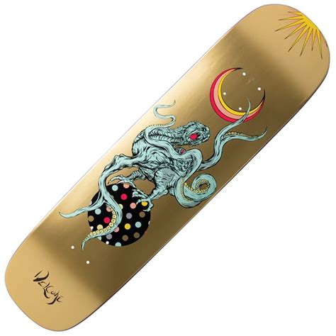 A classic golden deathwish logo gives this deck an iconic look, while the mellow concave profile is predictable and stable, perfect for those bigger landings on heavier trick lines. Welcome Skateboards Demon Prince On Yung Nibiru (Gold ...