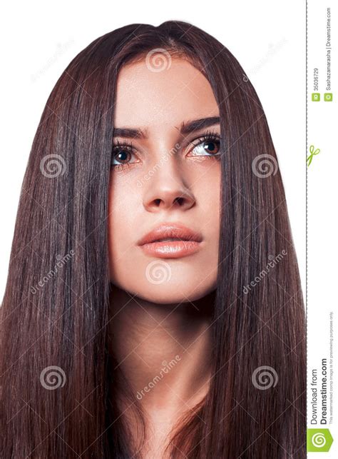 Japan has certain beauty rituals that women grow up practicing. Closeup Portrait Of A Beautiful Young Woman With Elegant ...