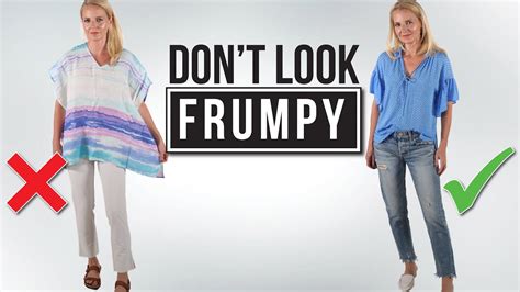 5 frumpy fashion mistakes making you look older do not wear these youtube