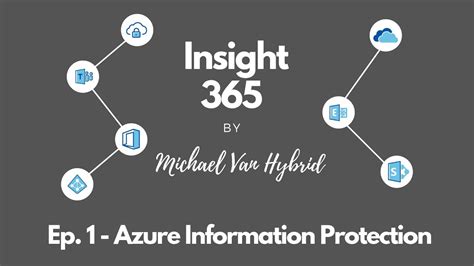 Insight 365 Ep 1 Introduction To Azure Information Protection Youtube