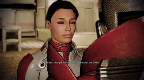 Mass Effect 2 Ashley Williams Reunion Youtube