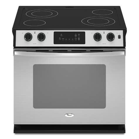 Whirlpool 30 In Smooth Surface 45 Cu Ft Self Cleaning Drop In Electric