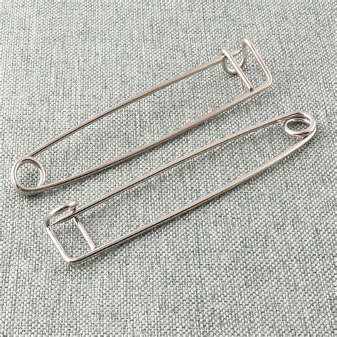Giant Safety Pins Jumbo Laundry Safety Pins 10cm Silver Stitch Etsy