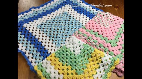 Easy Beginners Granny Square Baby Blanket With Bonnie Barker Youtube