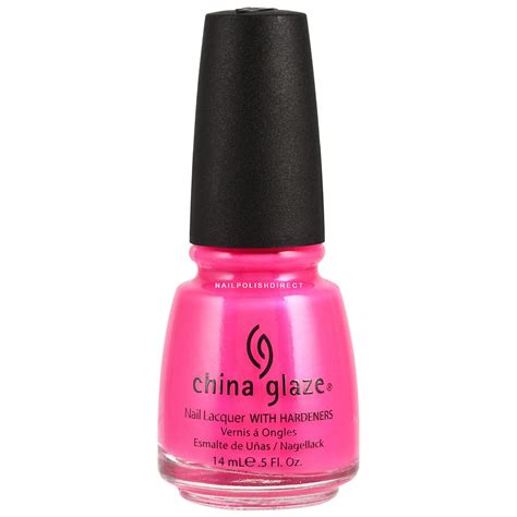 China Glaze Strengthening Nail Polish Neon Pink Voltage 14ml Nail Polish Direct