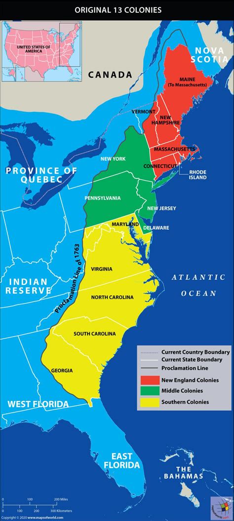 What Are The 13 Original Colonies 13 Original States