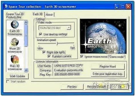 Earth 3d Space Tour Screensaver 11 Download Screensaversbiz