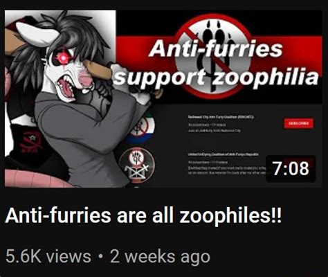 P I Bu Zoophilia Anti Furries Are All Zoophiles 56k Views 2 Weeks