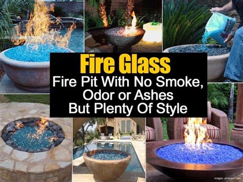 Fire Glass Fire Pit Ideas How To Instructions