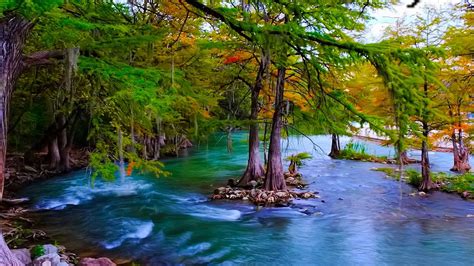Beautiful Hd Wallpaper Mountain River With Turquoise Green