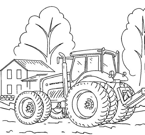 Omalovánky Traktoru 6 Bavit Se S Dětmi