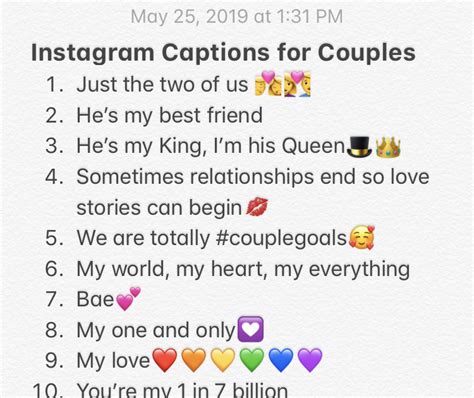 Bio For Couple 100 Best Love Captions For Instagram Cool Cute