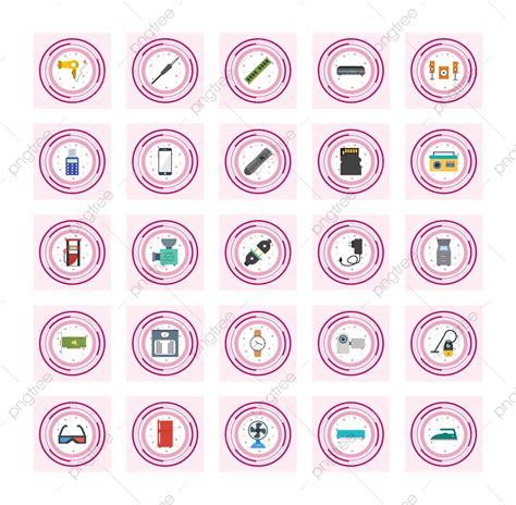 Electronic Device Banner Vector Art Png 25 Set Of Electronic Devices