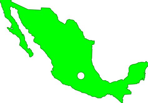 Clipart Mexico Map