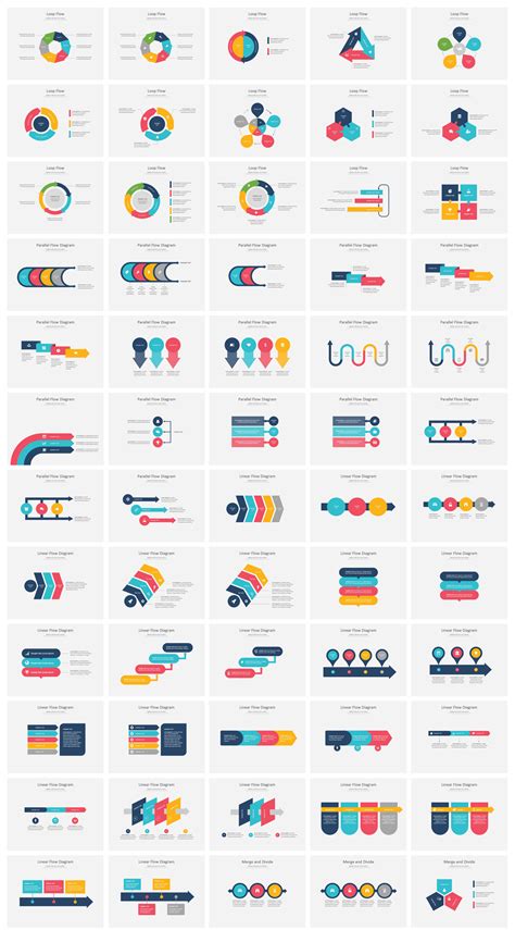 367 Powerpoint Diagram Templates And Smartart Powerpoint Graphics Flow
