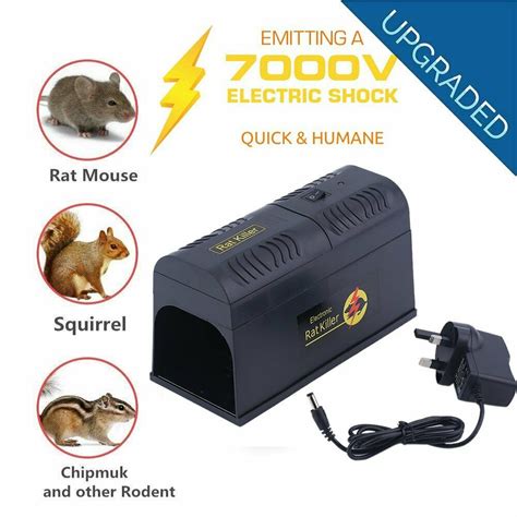 REUSABLE ELECTRIC ELECTRONIC MOUSE RAT RODENT KILLER ZAPPER TRAP PEST