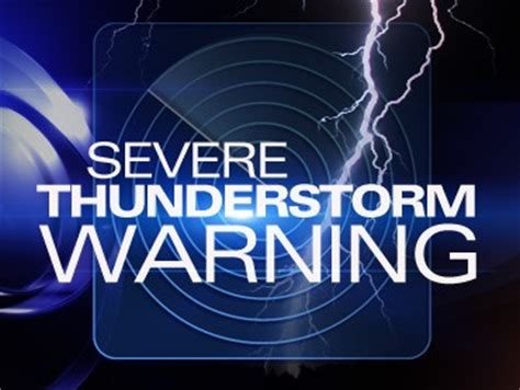 Area thursday afternoon and evening. Severe thunderstorm warning - Orange Live