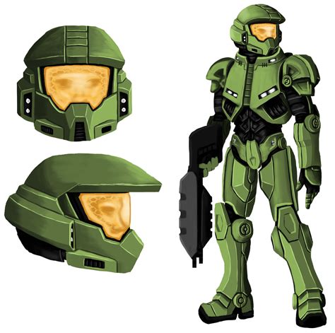 Sean Gannon Ma Games Design Character Redesign 2 Master Chief