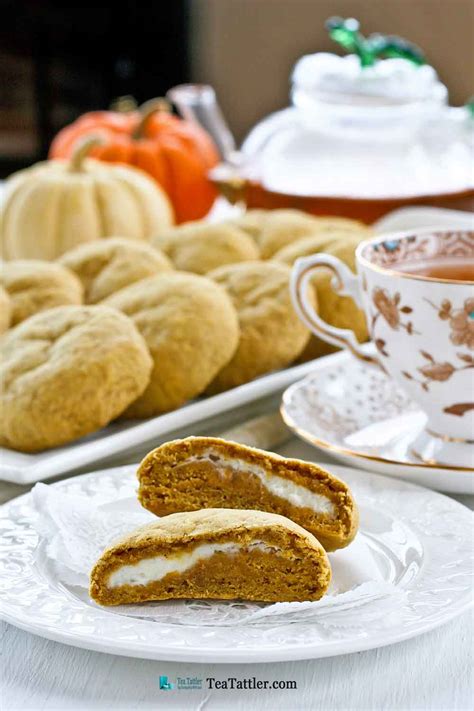 Pumpkin Cream Cheese Cookies Tea Tattler