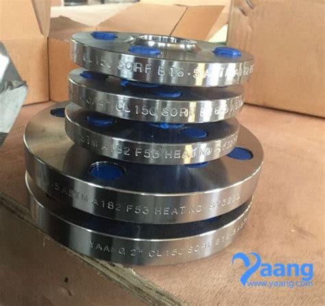 Asme B165 Astm A182 F53 Sorf Flange Dn50 Cl150 Stainless Steel