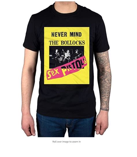 Official Sex Pistols Never Mind The Bollocks T Shirt Album Cover Pretty Vacant Rock Band T Shirts