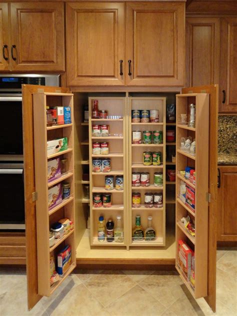 Kitchen organization pull out shelves in pantry kitchen. Re-imagining the Kitchen Pantry Cabinet - Mother Hubbard's ...
