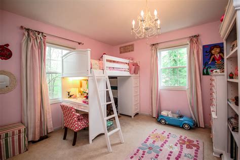 Girls Loft Bed With Desk Design Ideas And Benefits Homesfeed