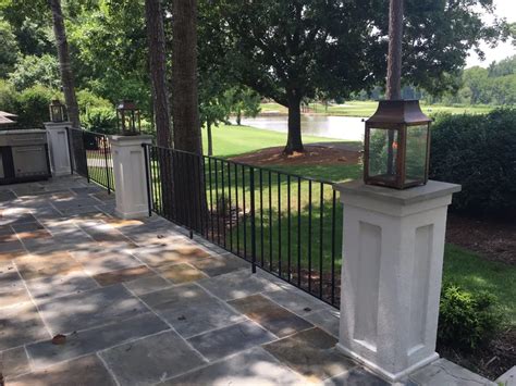 Nothing makes a stronger statement in your front landscaping than our beautiful column mounted light fixtures. Williamsburg Low Profile Column Mount | Bevolo Gas ...