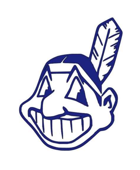 Instant Download Chief Wahoo Digital Cut File Png Svg 1 Layer Etsy