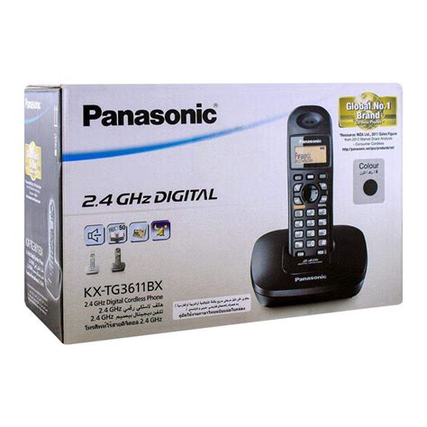 Purchase Panasonic 24ghz Digital Cordless Phone Black Kx Tg3611bx
