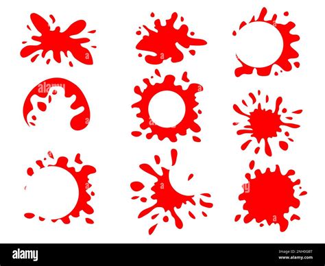 Blood Drops Vector Illustration Stock Vector Image And Art Alamy