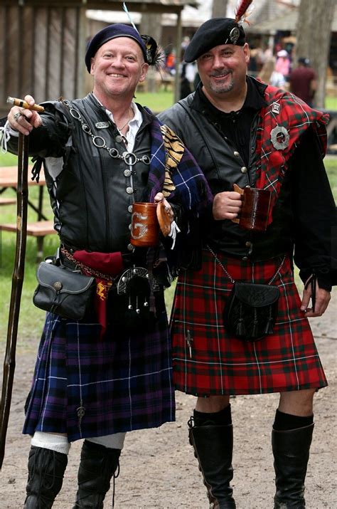 Men In Kilts Renaissance Faire Costume Scarborough Fair Scottish Clothing Scottish Fashion