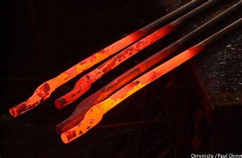 Hot Glowing Iron Rod Stick