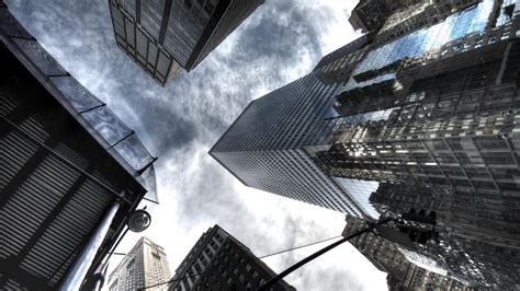 Clouds Cityscapes Architecture Buildings Skyscrapers Wallpaper