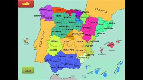 Informacion de todas las provincias de españa. provincias España - YouTube