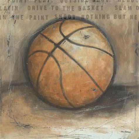 Be The Ball Basketball Sports Art Collection Canvas Art Prints